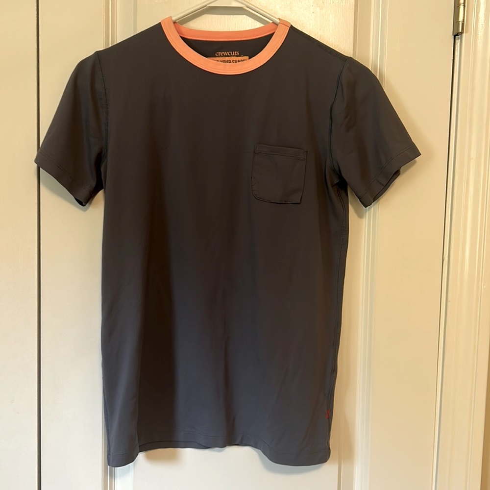 J Crewcuts boys gray rashguard shirt 12